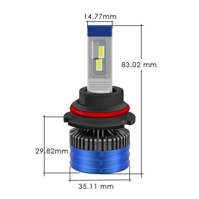9007 Super LED Set 12V - 24V - Autolichtbeeld