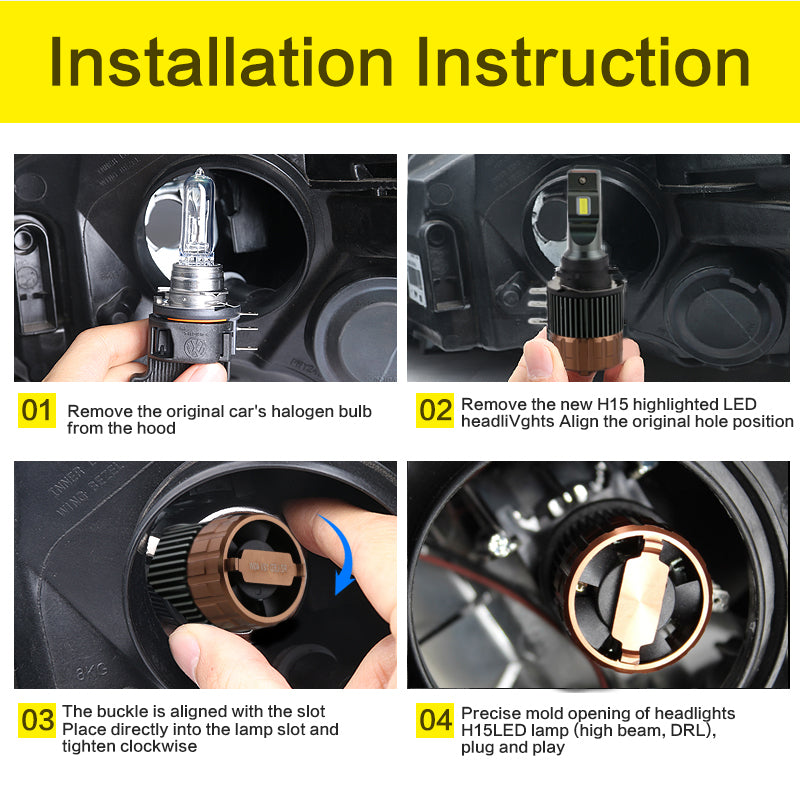 H15 Ultra LED Set 12V - Autolichtbeeld