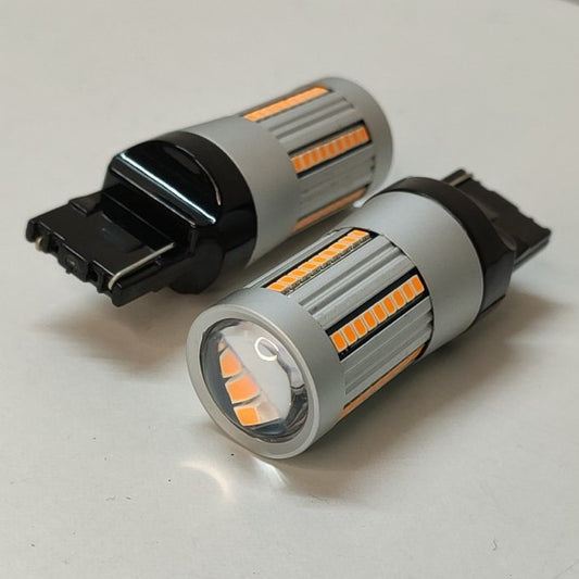 LED knipperlicht W21-5W T20 7440 Oranje - Autolichtbeeld