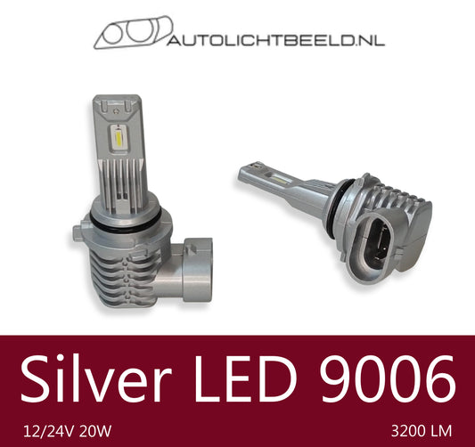 Silver LED 9006 - Autolichtbeeld