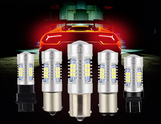 Set LED BAY15D / P21-5W / 1157 12V - Autolichtbeeld