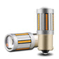 Set knipperlicht LED BAU15S 12V - 24V Oranje - Autolichtbeeld